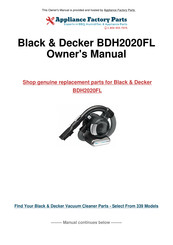 Black & Decker FLEX BDH2020FLFH Mode D'emploi