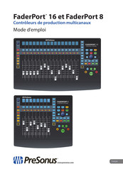 PRESONUS FaderPort 16 Mode D'emploi