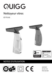 QUIGG GT-FS-03 Notice D'utilisation