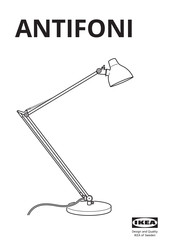 IKEA ANTIFONI Instructions