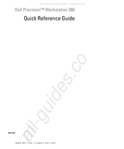 Dell Precision Workstation 380 Guide De Référence Rapide