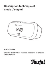 Teufel RADIO ONE Description Technique Et Mode D'emploi