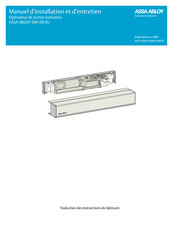 Assa Abloy SW100 EU Manuel D'installation Et D'entretien