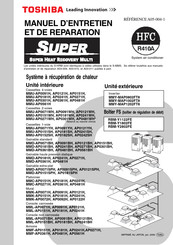 Toshiba MMU-AP0181SH Manuel D'entretien Et De Réparation