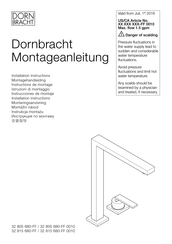 Dornbracht 32 805 680-FF 0010 Instructions De Montage