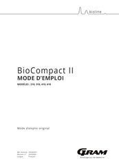 Gram BioCompact II 610 Mode D'emploi