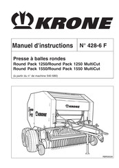 Krone Round Pack 1250 Manuel D'instructions
