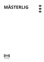 IKEA MÄSTERLIG Série Mode D'emploi