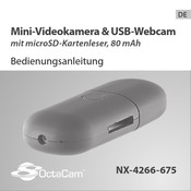 OctaCam NX-4266 Manuel D'instructions