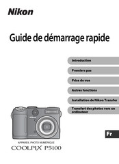 Nikon Coolpix P5100 Guide De Démarrage Rapide