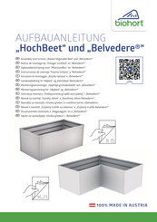 biohort HochBeet Notice De Montage