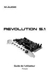 M-Audio REVOLUTION 5.1 Guide De L'utilisateur