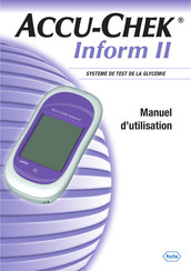 Accu-Chek Inform II Manuel D'utilisation