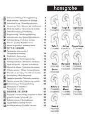 Hansgrohe Logis E 71609000 Mode D'emploi / Instructions De Montage