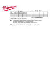 Milwaukee M18 FUEL SURGE 2760-20 Manuel De L'utilisateur