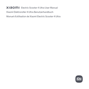 Xiaomi Electric Scooter 4 Ultra Manuel D'utilisation