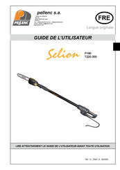 pellenc Selion P180 Guide De L'utilisateur