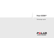 Polar CS500 Démarrage Rapide