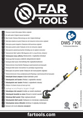 Far Tools DWS 710E Notice Originale