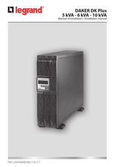 LEGRAND DAKER DK Plus 5 kVA Manuel D'installation