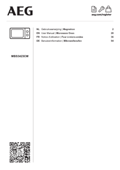 AEG MBS3423CM Notice D'utilisation