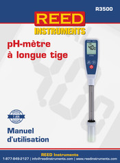 REED INSTRUMENTS R3500 Manuel D'utilisation