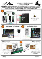 Faac C720 Notice Simplifiee