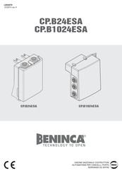 Beninca CP.B1024ESA Mode D'emploi