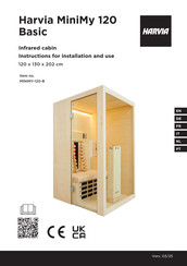 Harvia sentiotec MiniMy 120 Basic Instructions D'installation Et D'utilisation