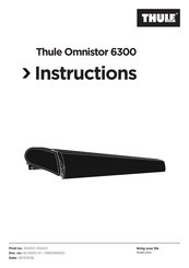Thule Omnistor 6300 Manuel D'instructions