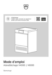 V-Zug AdoraSechage V4000 Mode D'emploi