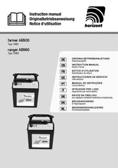 Horizont farmer ABN30 Notice D'utilisation