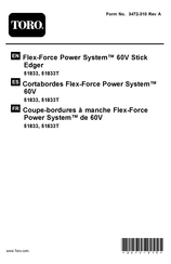 Toro Flex-Force Power System 51833 Mode D'emploi