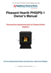 Pleasant Hearth PH50PS Série Manuel Du Propriétaire