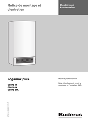 Buderus Logamax plus GB072-24K Notice De Montage Et D'entretien