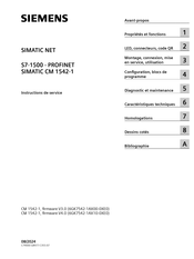 Siemens CM 1542-1 Instructions De Service