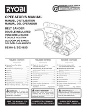 Ryobi BE318-2 Manuel D'utilisation