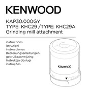 Kenwood KAP30.000GY Manuel D'instructions