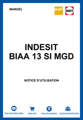 Indesit BIAA Série Mode D'emploi