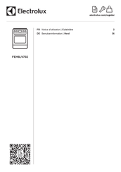 Electrolux FEH6LV702 Notice D'utilisation