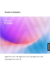 Lenovo YOGA Série Guide D'utilisation