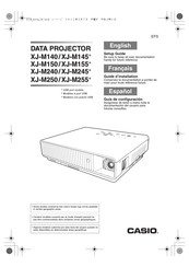 Casio XJ-M140 Guide D'installation