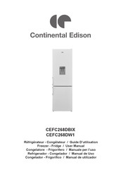 CONTINENTAL EDISON CEFC268DW1 Guide D'utilisation