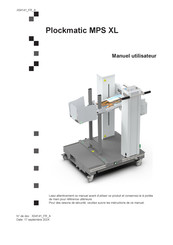 Plockmatic MPS XL Manuel Utilisateur