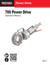 RIDGID 700 Manuel De L'opérateur