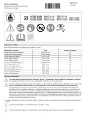 V-ZUG CCO6T-51133 Notice D'installation