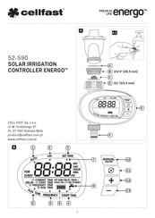 Cellfast SOLAR IRRIGATION CONTROLLER ENERGO Mode D'emploi