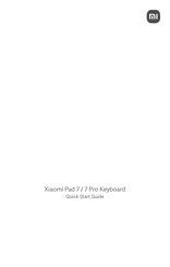 Xiaomi Pad 7 Pro Guide De Démarrage Rapide