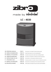 Toyotomi zibro LC-4030 Manuel D'utilisation