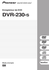 Pioneer DVR-230-S Mode D'emploi